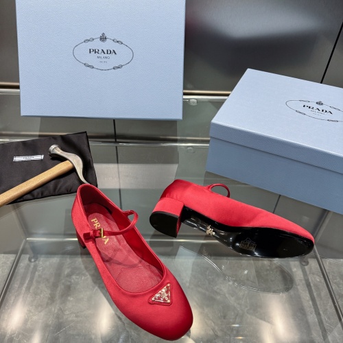 Replica Prada High-heeled Shoes For Women #1198522 $102.00 USD for Wholesale