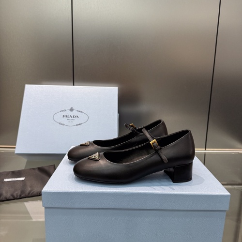 Replica Prada High-heeled Shoes For Women #1198523 $102.00 USD for Wholesale