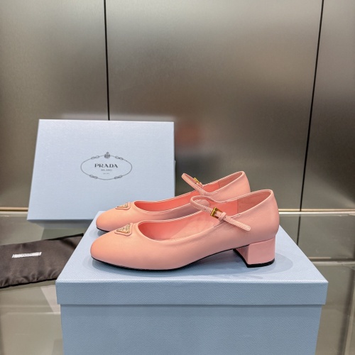 Replica Prada High-heeled Shoes For Women #1198524 $102.00 USD for Wholesale