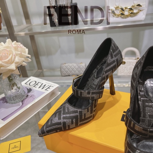 Replica Fendi High-Heeled Shoes For Women #1198575 $105.00 USD for Wholesale