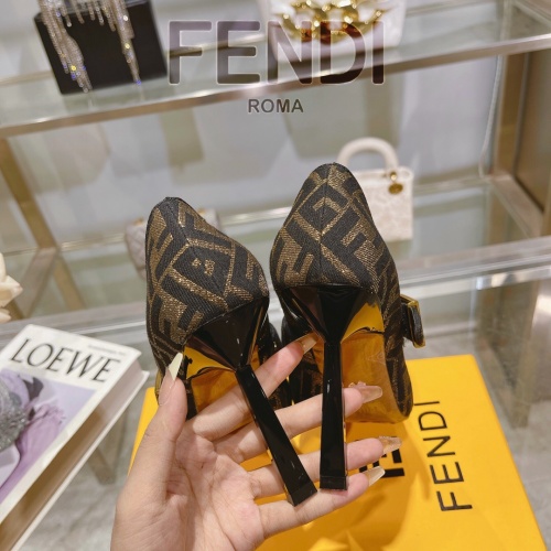 Replica Fendi High-Heeled Shoes For Women #1198576 $105.00 USD for Wholesale