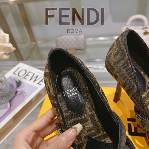 Replica Fendi High-Heeled Shoes For Women #1198577 $105.00 USD for Wholesale