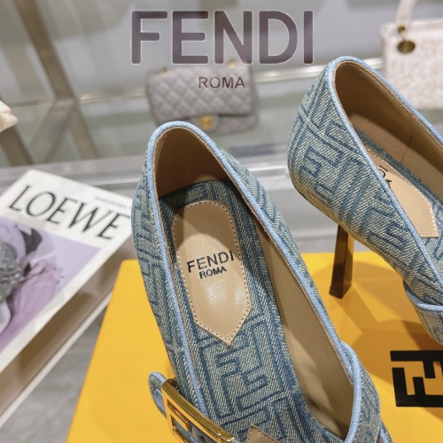 Replica Fendi High-Heeled Shoes For Women #1198579 $105.00 USD for Wholesale