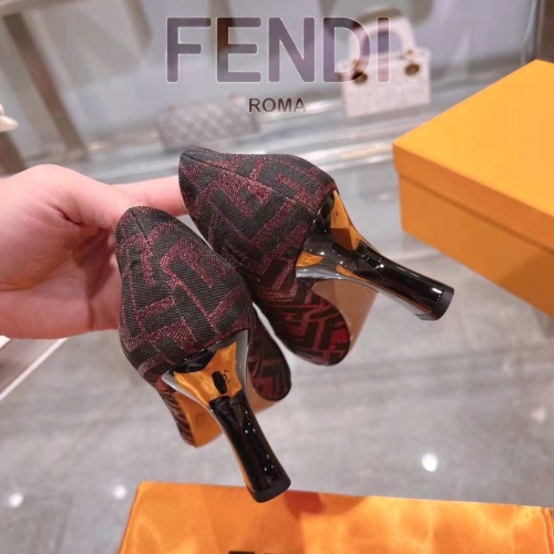 Replica Fendi High-Heeled Shoes For Women #1198582 $98.00 USD for Wholesale