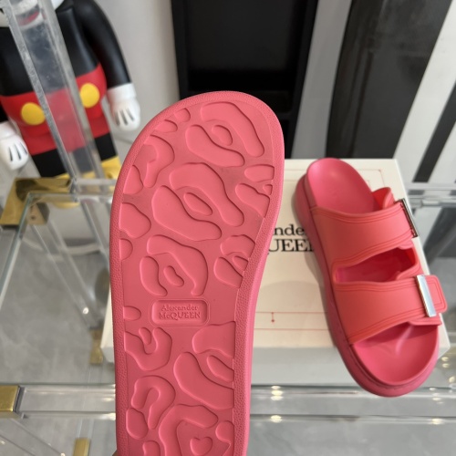 Replica Alexander McQueen Slippers For Women #1198606 $92.00 USD for Wholesale