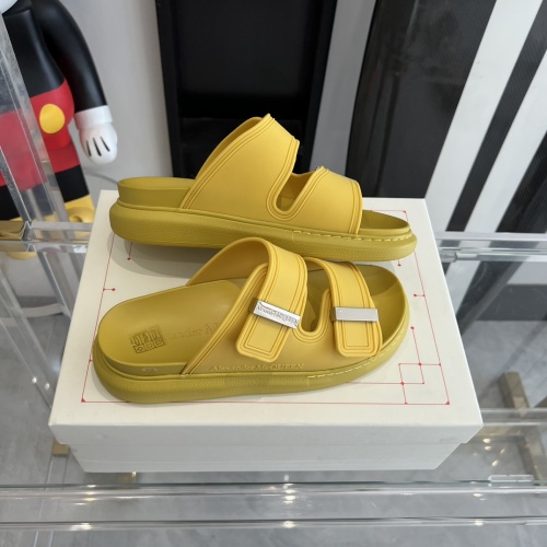Replica Alexander McQueen Slippers For Women #1198607 $92.00 USD for Wholesale
