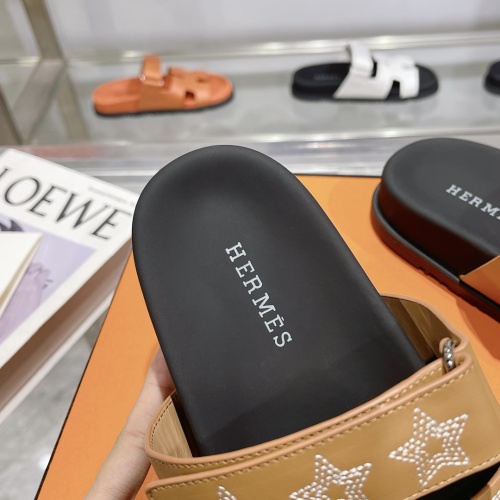 Replica Hermes Slippers For Women #1198660 $96.00 USD for Wholesale