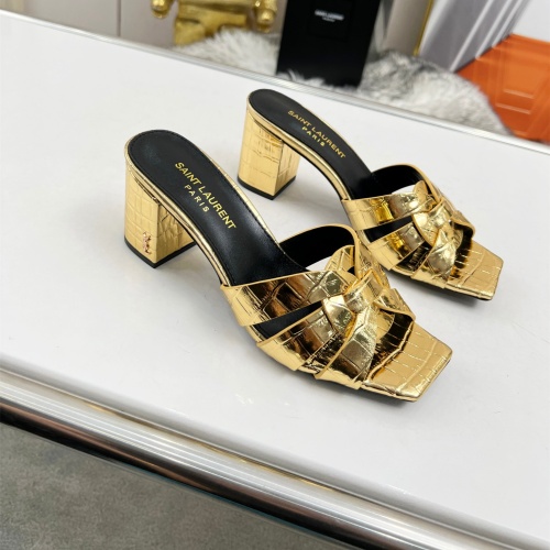 Replica Yves Saint Laurent YSL Slippers For Women #1198755 $82.00 USD for Wholesale