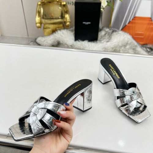 Replica Yves Saint Laurent YSL Slippers For Women #1198756 $82.00 USD for Wholesale