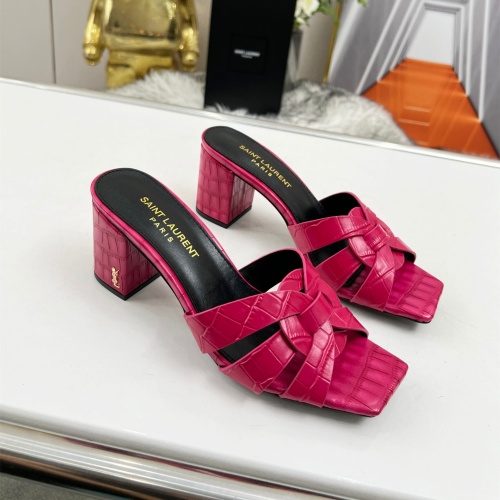 Replica Yves Saint Laurent YSL Slippers For Women #1198757 $82.00 USD for Wholesale