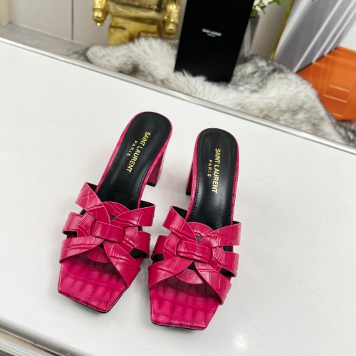 Replica Yves Saint Laurent YSL Slippers For Women #1198757 $82.00 USD for Wholesale