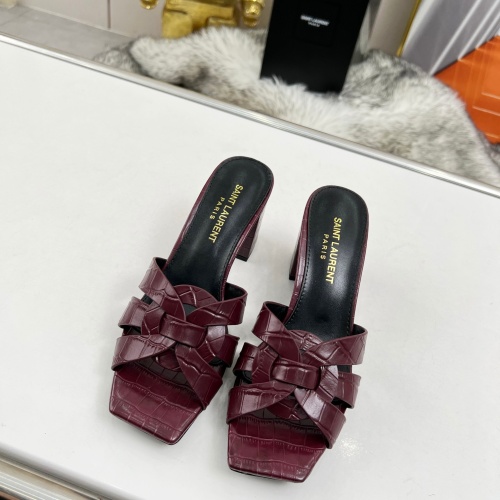 Replica Yves Saint Laurent YSL Slippers For Women #1198761 $82.00 USD for Wholesale