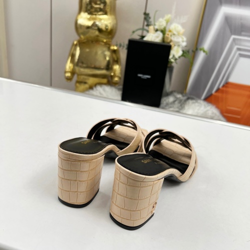 Replica Yves Saint Laurent YSL Slippers For Women #1198762 $82.00 USD for Wholesale