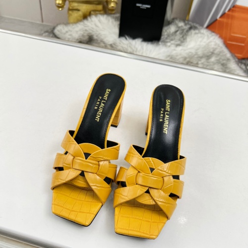 Replica Yves Saint Laurent YSL Slippers For Women #1198763 $82.00 USD for Wholesale