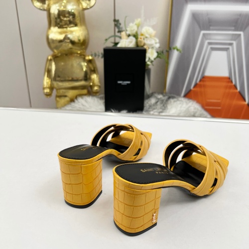 Replica Yves Saint Laurent YSL Slippers For Women #1198763 $82.00 USD for Wholesale