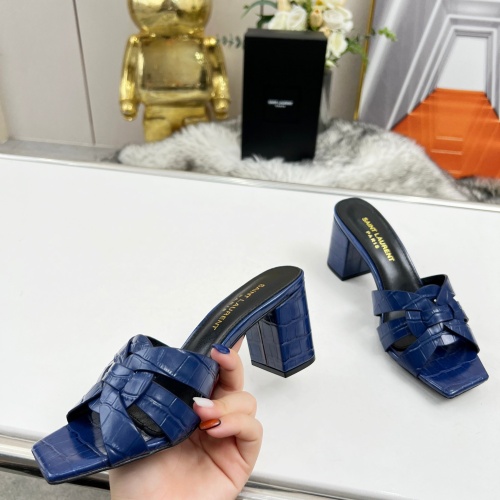 Replica Yves Saint Laurent YSL Slippers For Women #1198764 $82.00 USD for Wholesale