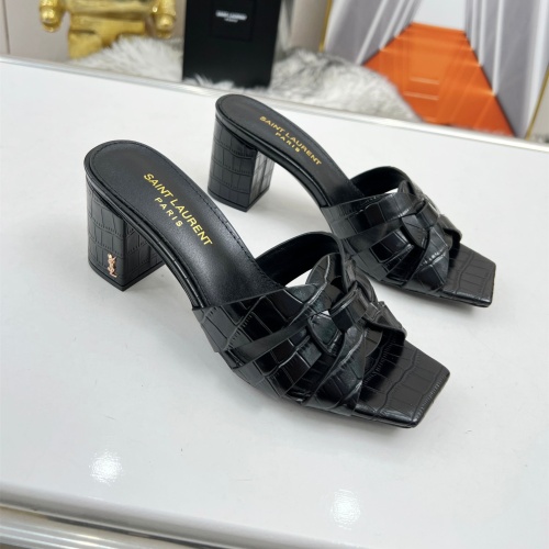 Replica Yves Saint Laurent YSL Slippers For Women #1198765 $82.00 USD for Wholesale
