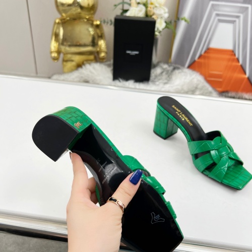 Replica Yves Saint Laurent YSL Slippers For Women #1198766 $82.00 USD for Wholesale