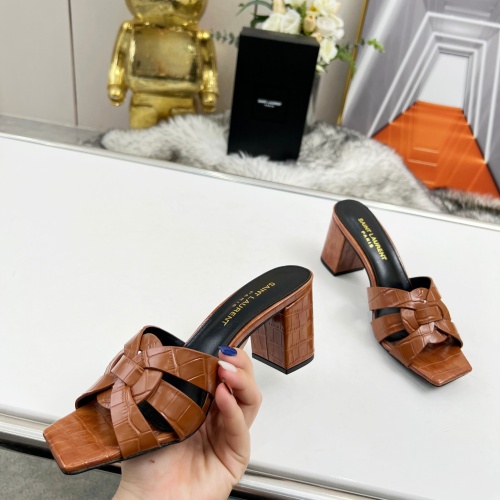 Replica Yves Saint Laurent YSL Slippers For Women #1198767 $82.00 USD for Wholesale