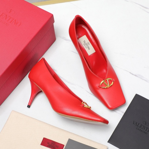 Replica Valentino High-Heeled Shoes For Women #1198799 $118.00 USD for Wholesale
