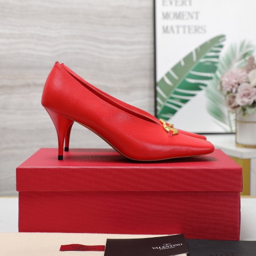 Replica Valentino High-Heeled Shoes For Women #1198799 $118.00 USD for Wholesale