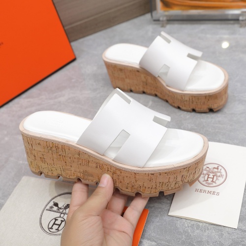 Replica Hermes Slippers For Women #1198802 $102.00 USD for Wholesale