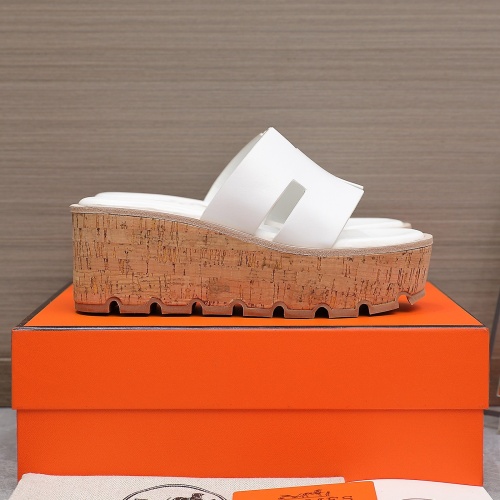 Replica Hermes Slippers For Women #1198802 $102.00 USD for Wholesale