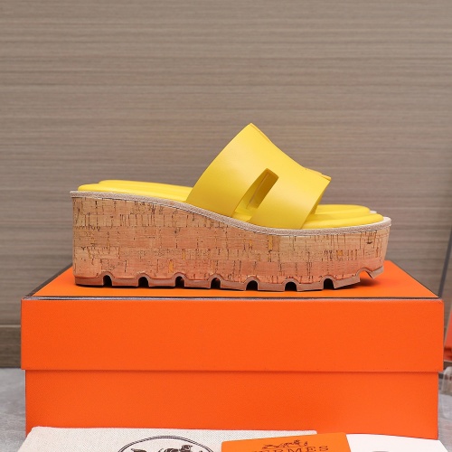 Replica Hermes Slippers For Women #1198804 $102.00 USD for Wholesale