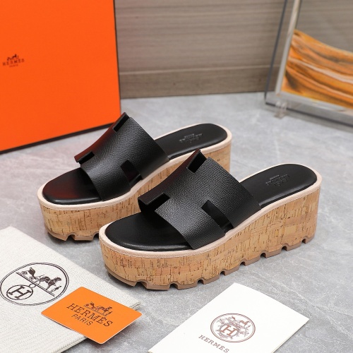 Replica Hermes Slippers For Women #1198807 $102.00 USD for Wholesale