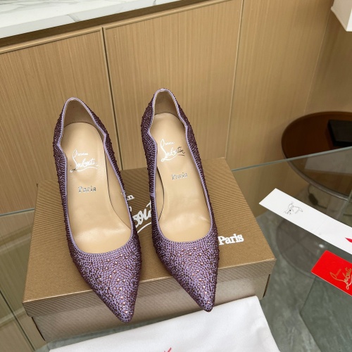 Replica Christian Louboutin High-heeled shoes For Women #1198964 $125.00 USD for Wholesale