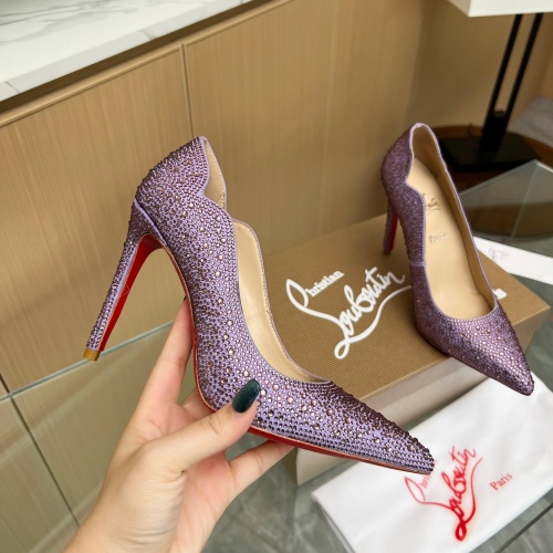 Replica Christian Louboutin High-heeled shoes For Women #1198964 $125.00 USD for Wholesale