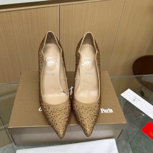 Replica Christian Louboutin High-heeled shoes For Women #1198965 $125.00 USD for Wholesale