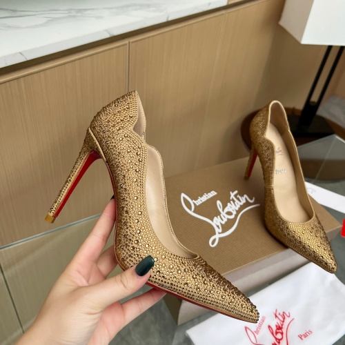 Replica Christian Louboutin High-heeled shoes For Women #1198965 $125.00 USD for Wholesale
