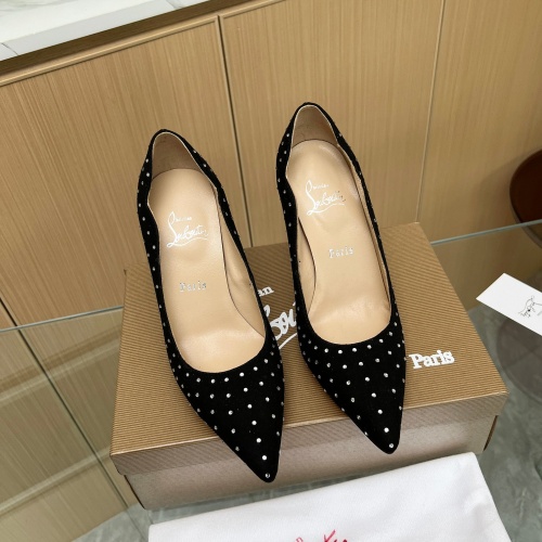Replica Christian Louboutin High-heeled shoes For Women #1198968 $125.00 USD for Wholesale