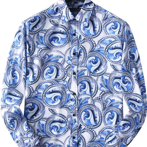 Versace Shirts Long Sleeved For Men #1199032 $38.00 USD, Wholesale Replica Versace Shirts