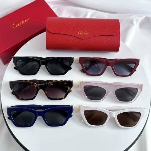 Replica Cartier AAA Quality Sunglassess #1199082 $45.00 USD for Wholesale