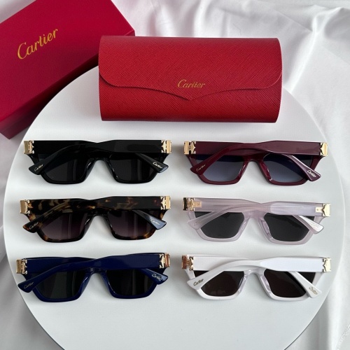 Replica Cartier AAA Quality Sunglassess #1199082 $45.00 USD for Wholesale