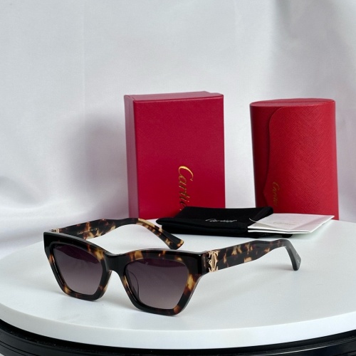 Cartier AAA Quality Sunglassess #1199083 $45.00 USD, Wholesale Replica Cartier AAA Quality Sunglassess