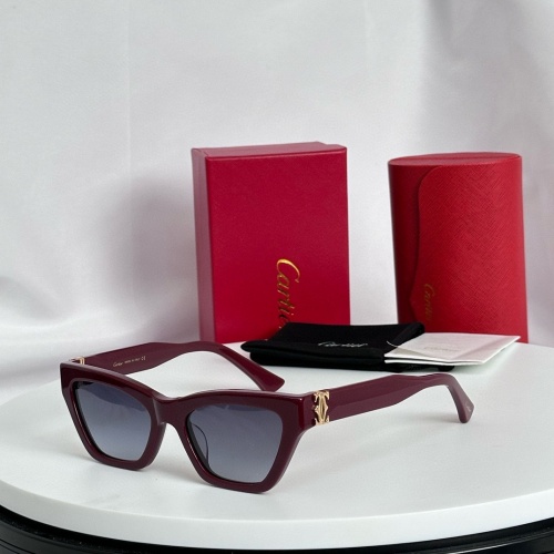 Cartier AAA Quality Sunglassess #1199085 $45.00 USD, Wholesale Replica Cartier AAA Quality Sunglassess