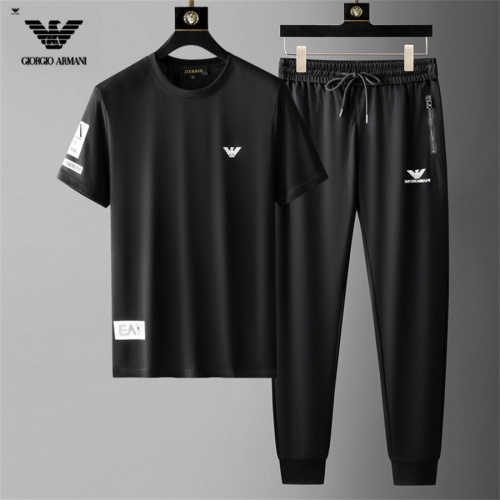 Armani Tracksuits Short Sleeved For Men #1199091 $68.00 USD, Wholesale Replica Armani Tracksuits