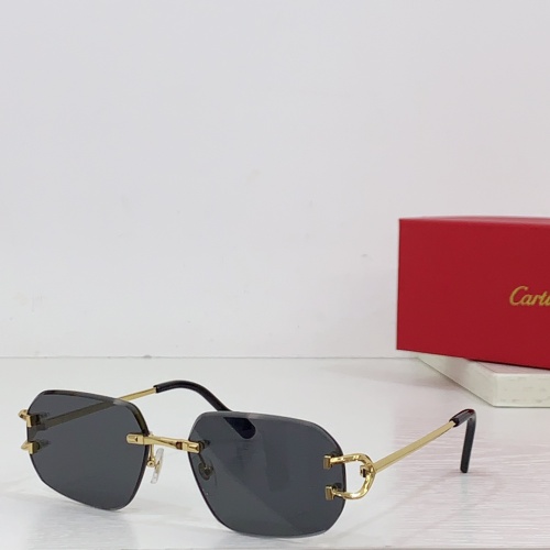 Cartier AAA Quality Sunglassess #1199101 $52.00 USD, Wholesale Replica Cartier AAA Quality Sunglassess