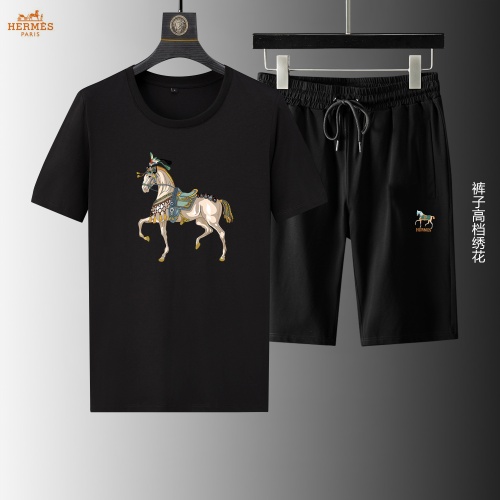 Hermes Tracksuits Short Sleeved For Men #1199139 $56.00 USD, Wholesale Replica Hermes Tracksuits