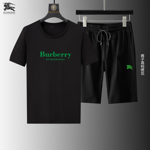 Burberry Tracksuits Short Sleeved For Men #1199156 $56.00 USD, Wholesale Replica Burberry Tracksuits