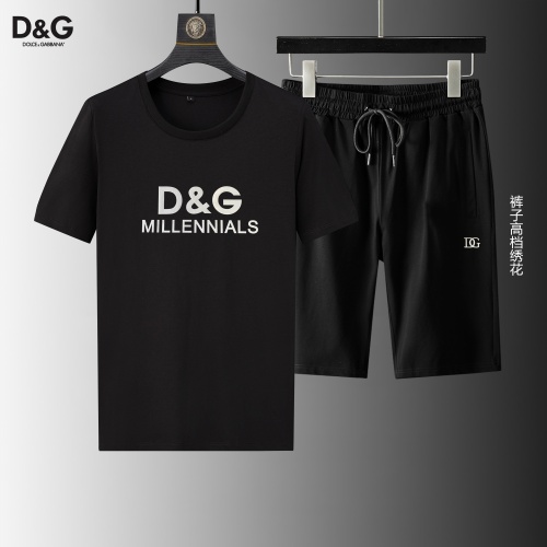 Dolce &amp; Gabbana D&amp;G Tracksuits Short Sleeved For Men #1199157 $56.00 USD, Wholesale Replica Dolce &amp; Gabbana D&amp;G Tracksuits