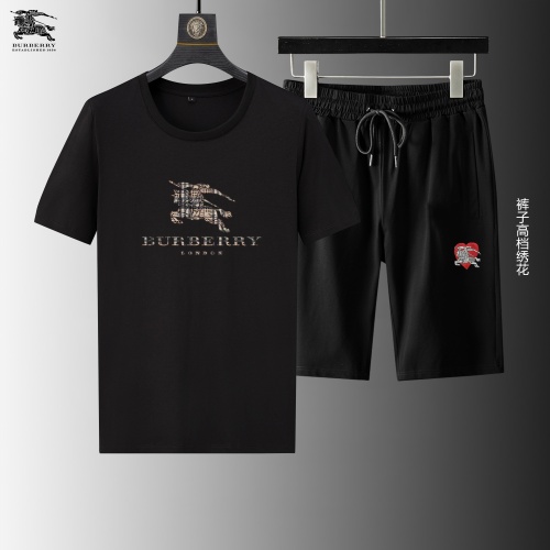 Burberry Tracksuits Short Sleeved For Men #1199166 $56.00 USD, Wholesale Replica Burberry Tracksuits