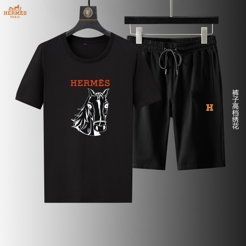 Hermes Tracksuits Short Sleeved For Men #1199169 $56.00 USD, Wholesale Replica Hermes Tracksuits