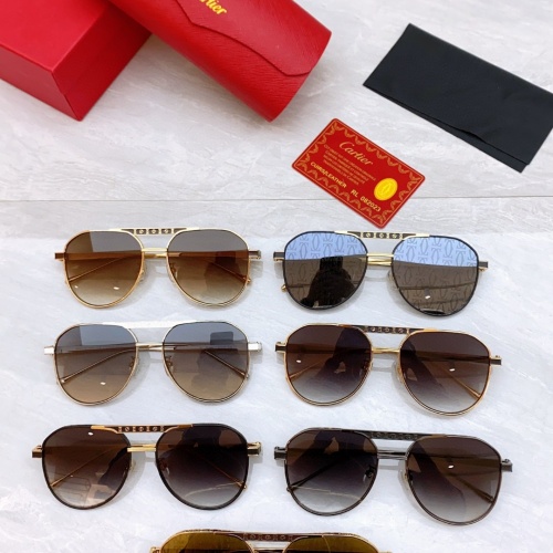 Replica Cartier AAA Quality Sunglassess #1199201 $60.00 USD for Wholesale
