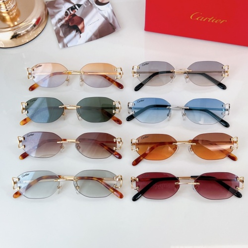 Replica Cartier AAA Quality Sunglassess #1199202 $68.00 USD for Wholesale