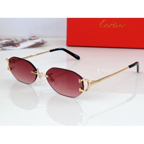 Cartier AAA Quality Sunglassess #1199206 $68.00 USD, Wholesale Replica Cartier AAA Quality Sunglassess