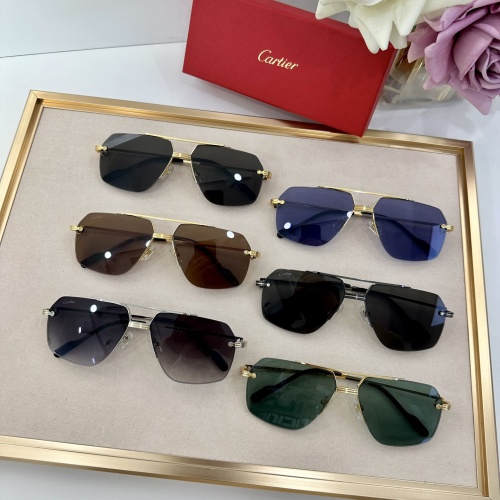 Replica Cartier AAA Quality Sunglassess #1199217 $68.00 USD for Wholesale